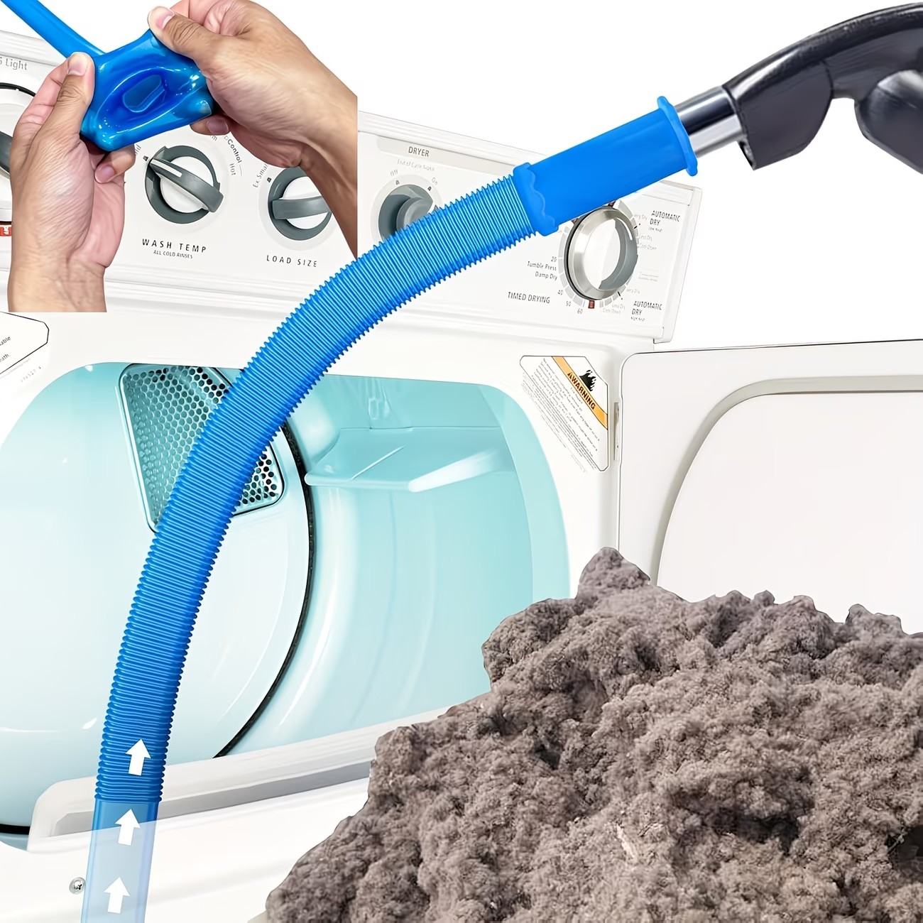Laundry - 1 Adet Kurutucu Havalandırma Temizleme Hortumu