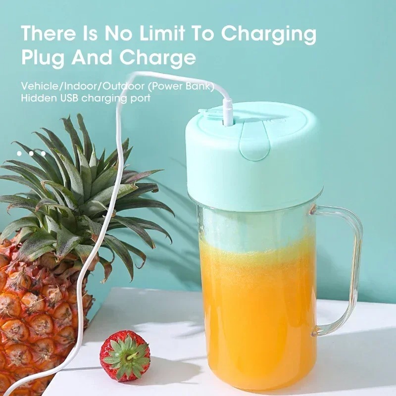 Portable Blender Usb Rechargeable - Taşınabilir USB Şarj Edilebilir Mini Blender