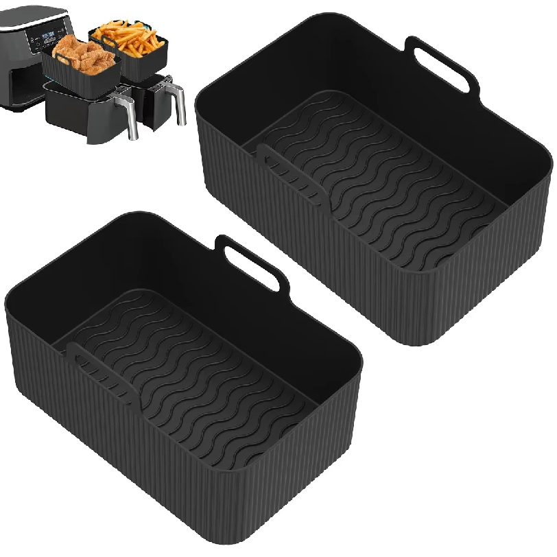 Air Fryer Silicone Pot Liner - 2 adet hava fritöz silikon tencere
