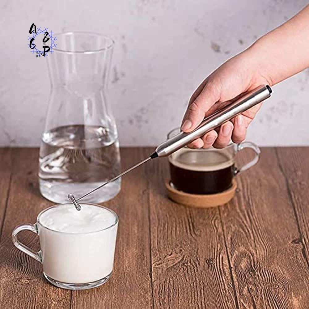 Electric Milk Frother Handheld - A68P-Elektrikli Süt Köpürtücü Çubuk Paslanmaz Çelik
