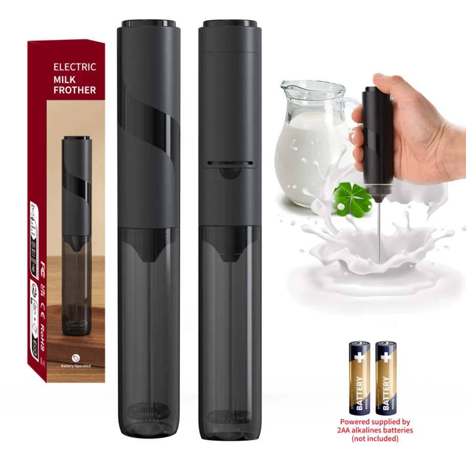 Electric Milk Frother Handheld - Paslanmaz Çelik Elektrikli Süt Köpürtücü El