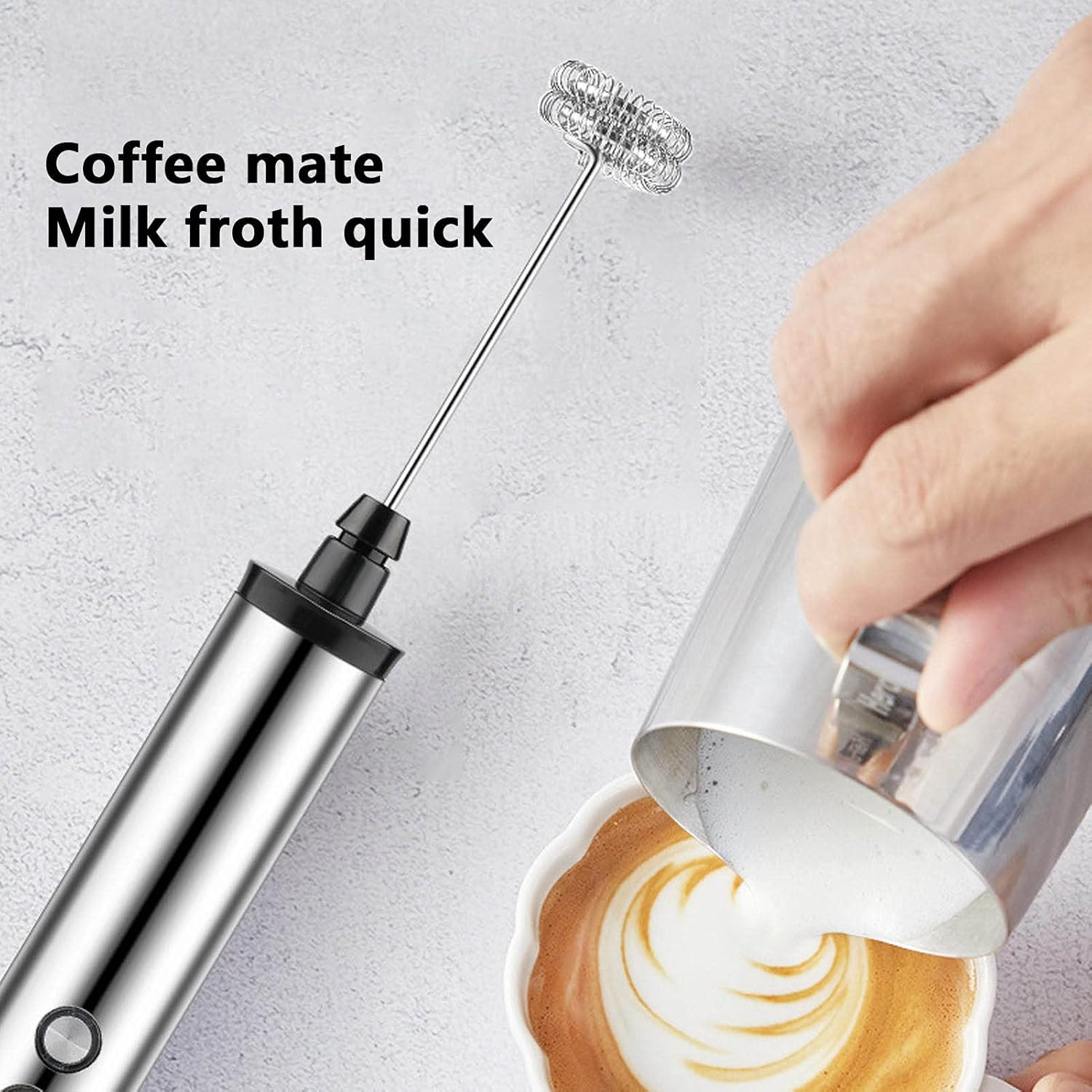 Electric Milk Frother Handheld - Magpie 3'ü 1 Arada El Tipi