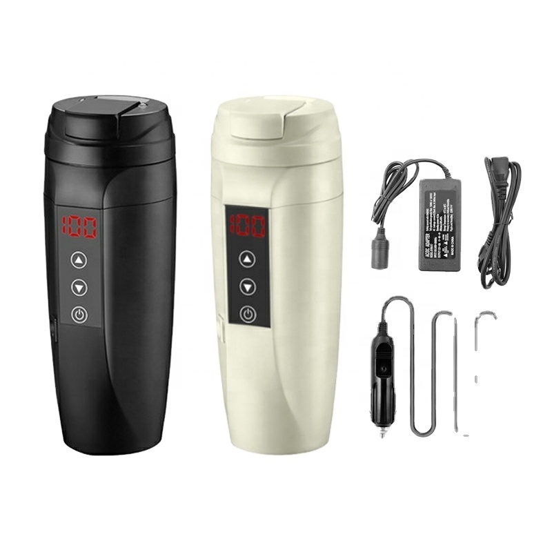 Electric Kettle Temperature Control - Akıllı Seyahat Araba Kupası 304 Paslanmaz
