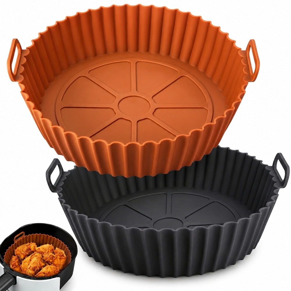 Air Fryer Silicone Pot Liner - Air Fryer Silikon Sepet Yeniden Kullanılabilir