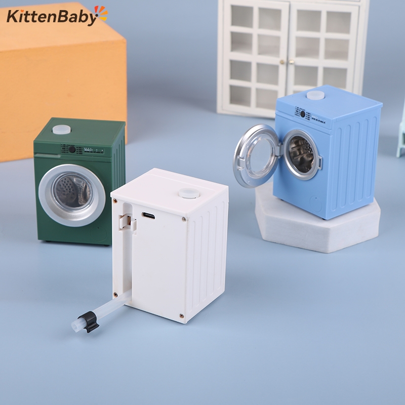 Small Appliances - 1 adet Dollhouse minyatür simülasyon çamaşır