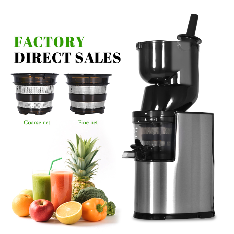 Electric Slow Juicer Cold Press - MOSEENER Ticari Taşınabilir Elektrikli Yavaş Sıkım