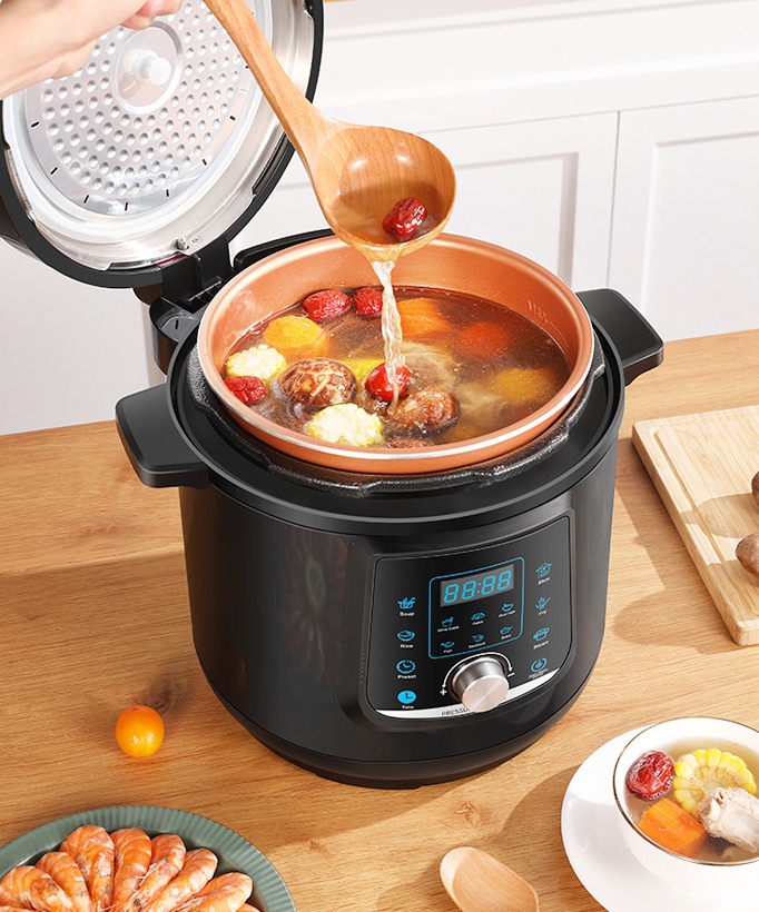 Smart Instant Pressure Cooker - Paslanmaz Çelik Elektrikli Düdüklü Tencere Elektrikli