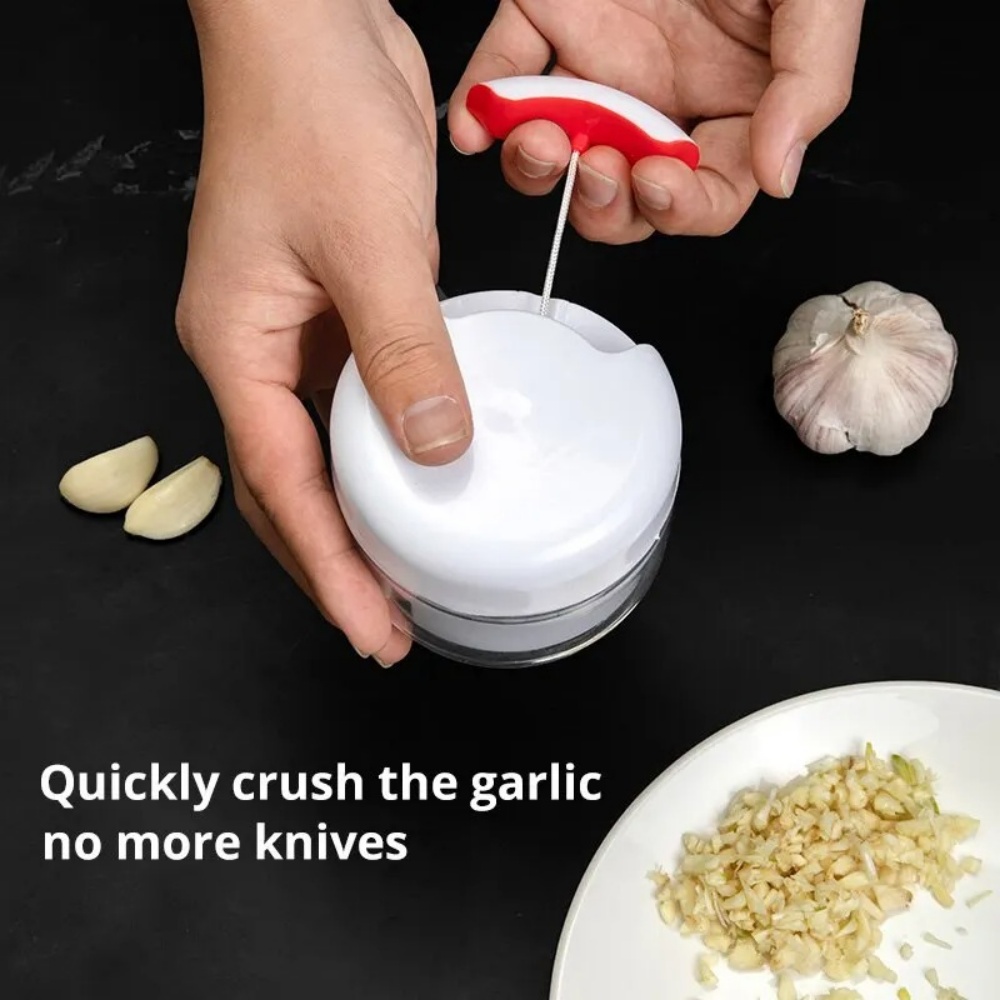 Immersion Hand Blender Set - Manuel Sarımsak Ezici El Çekmeli Sarımsak