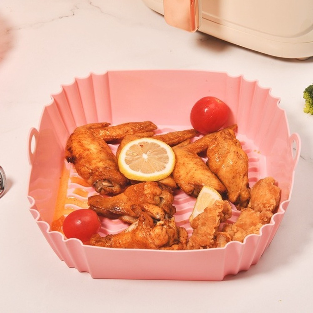 Air Fryer Silicone Pot Liner - Yapışmaz Silikon Hava Fritözü Kaplamaları Kalıp
