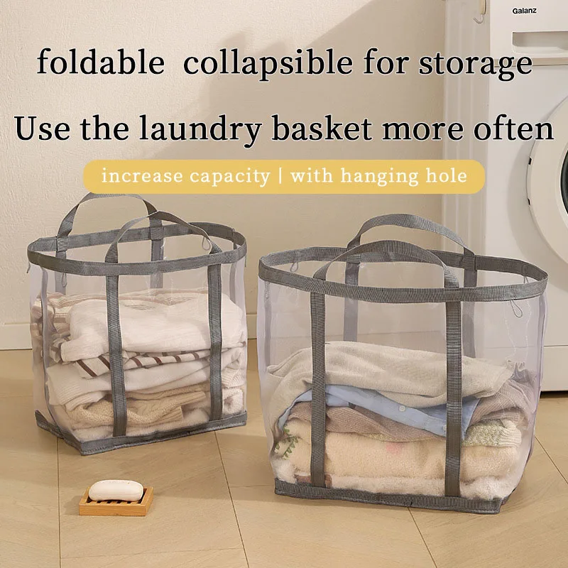 Laundry - File Çamaşır Sepeti Naylon Saplı Nefes
