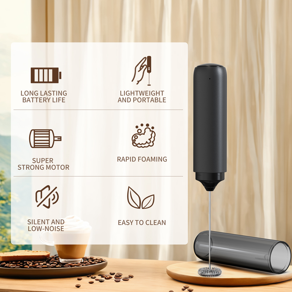Mutfak güçlü karıştırıcı süt k - Electric Milk Frother Handheld incelemesi ve fiyatı