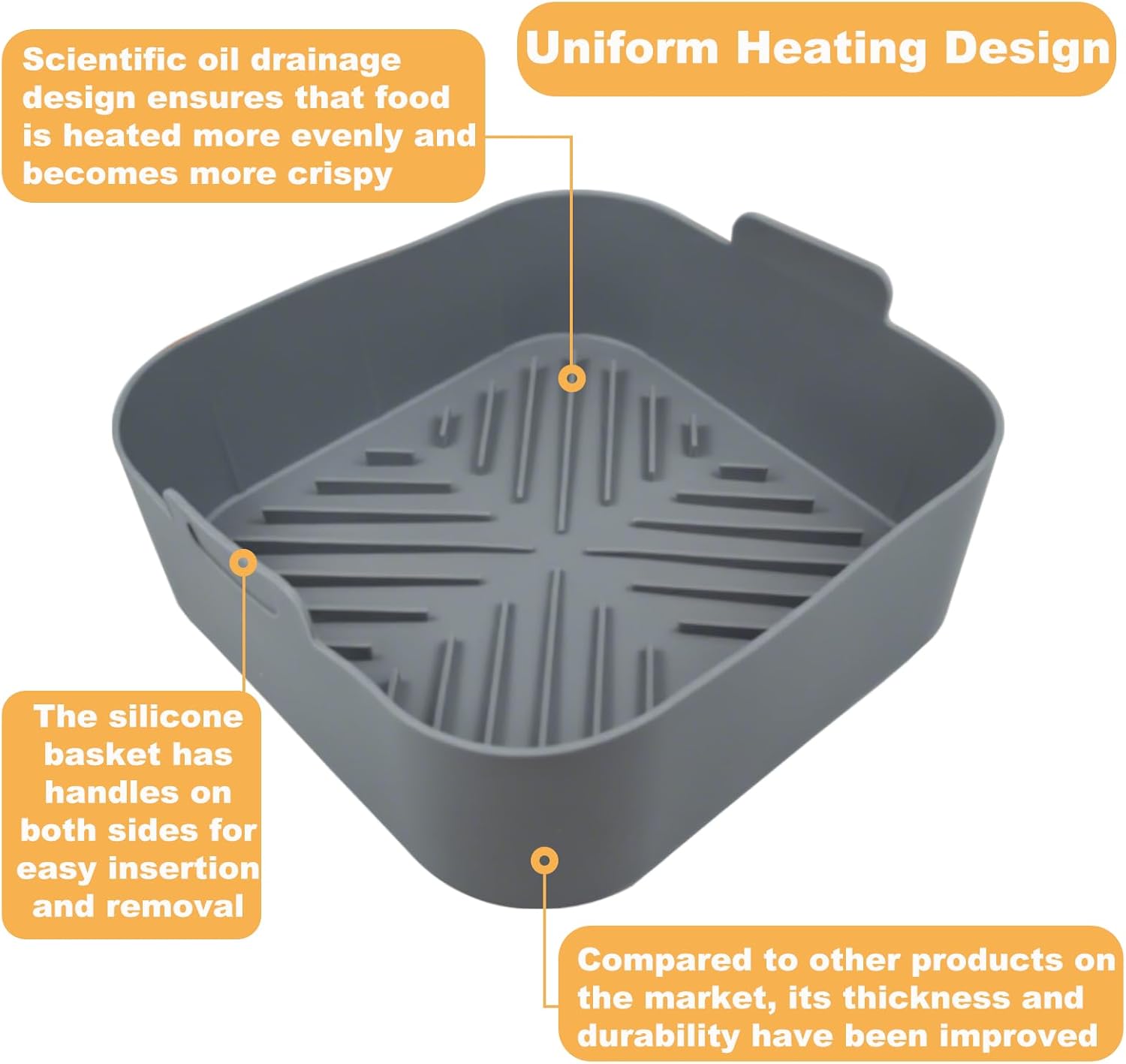 Yapışmaz 8.2 inç Air Fryer Sil - Air Fryer Silicone Pot Liner incelemesi ve fiyatı