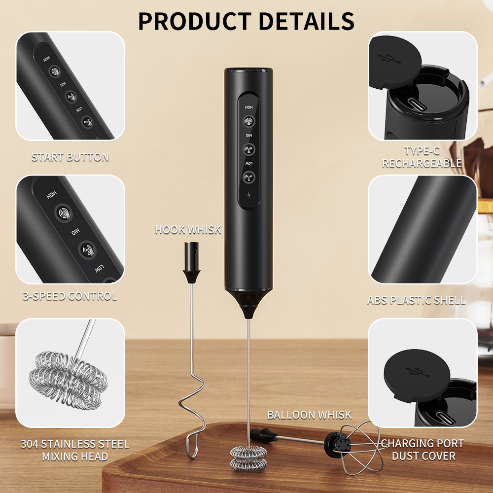 3'ü 1 Arada Elektrikli El Tipi - Electric Milk Frother Handheld incelemesi ve fiyatı