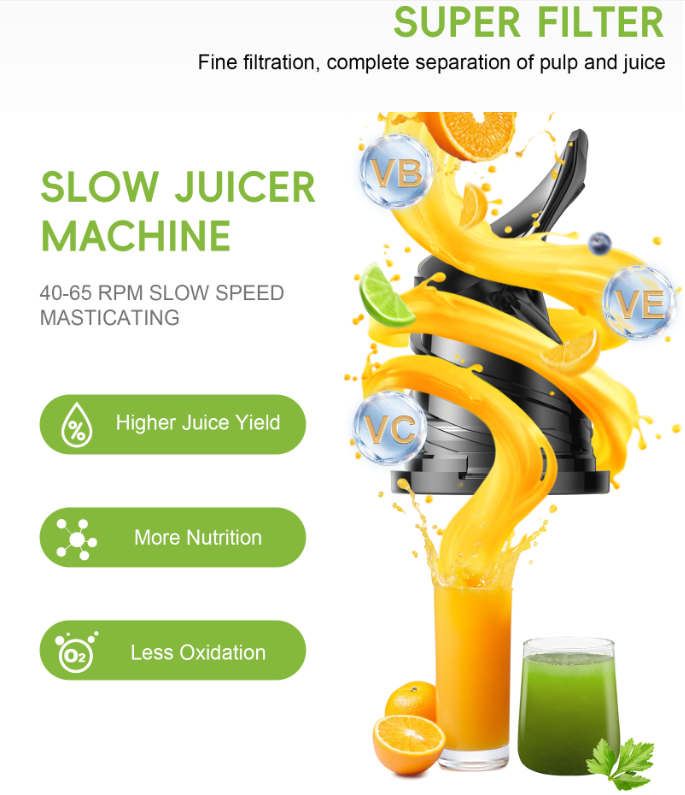 Ticari Elektrikli Soğuk Sıkım  - Electric Slow Juicer Cold Press incelemesi ve fiyatı