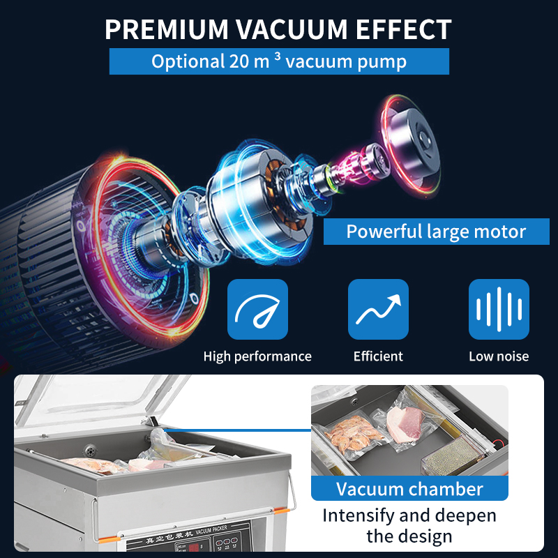 Ticari Yarı Otomatik Dikey Vak - Food Vacuum Sealer Machine incelemesi ve fiyatı