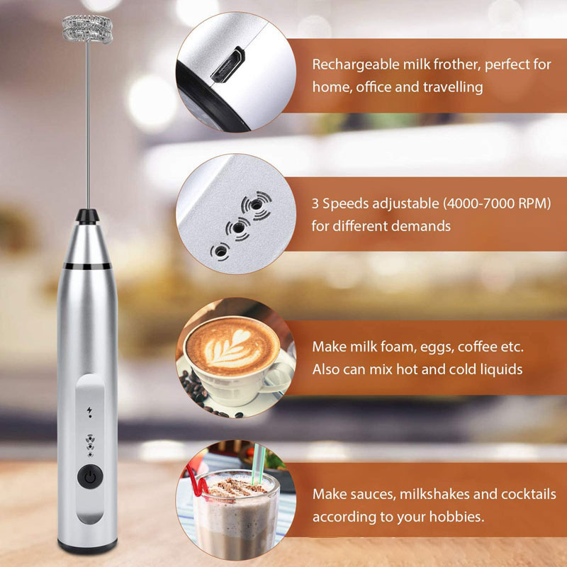 Mini Elektrikli El Süt Köpürtü - Portable Blender Usb Rechargeable incelemesi ve fiyatı