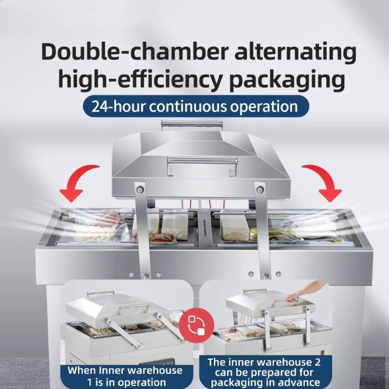 Çift Bölmeli Vakum Makinesi Bü - Food Vacuum Sealer Machine incelemesi ve fiyatı