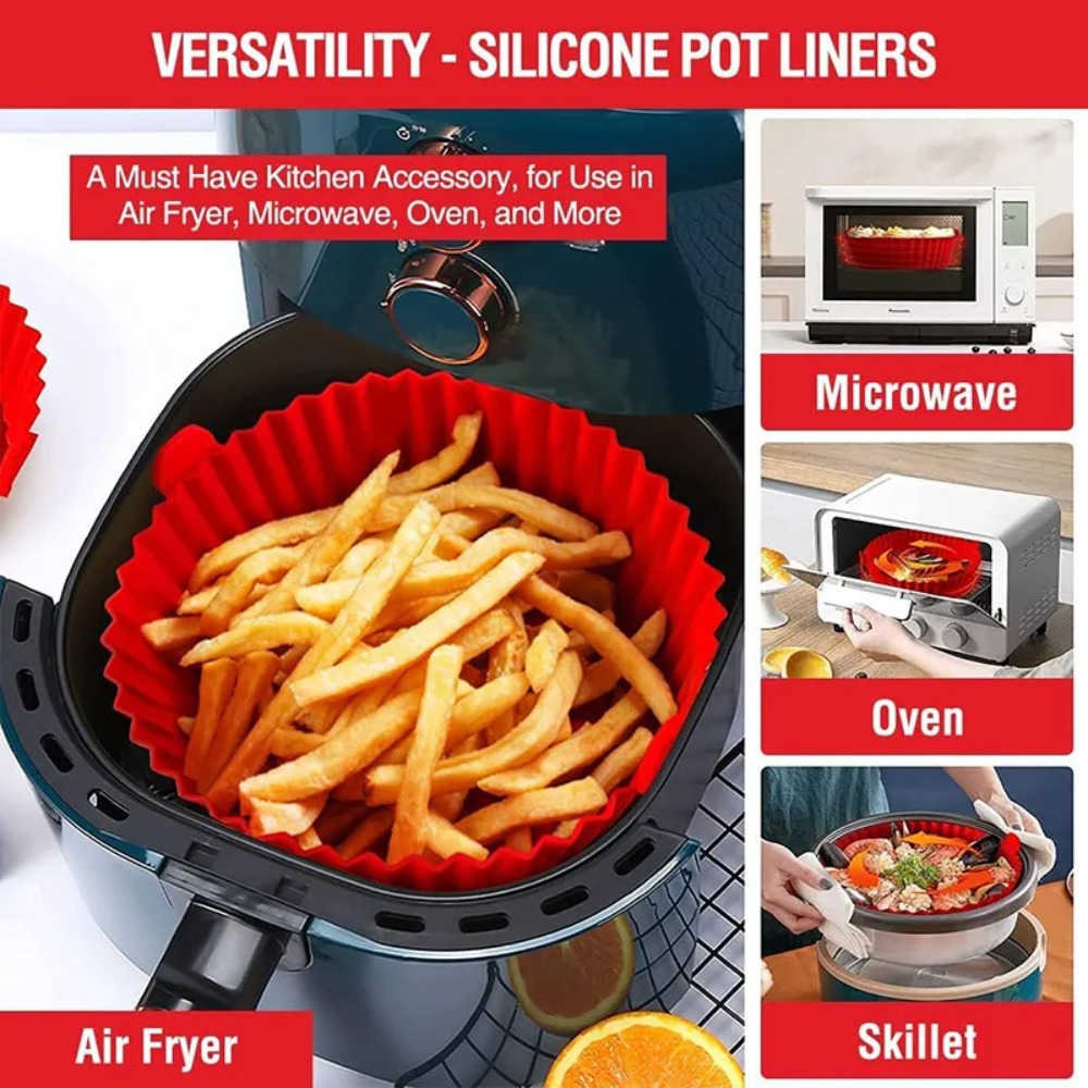 Air Fryer Silikon Sepet Yenide - Air Fryer Silicone Pot Liner incelemesi ve fiyatı