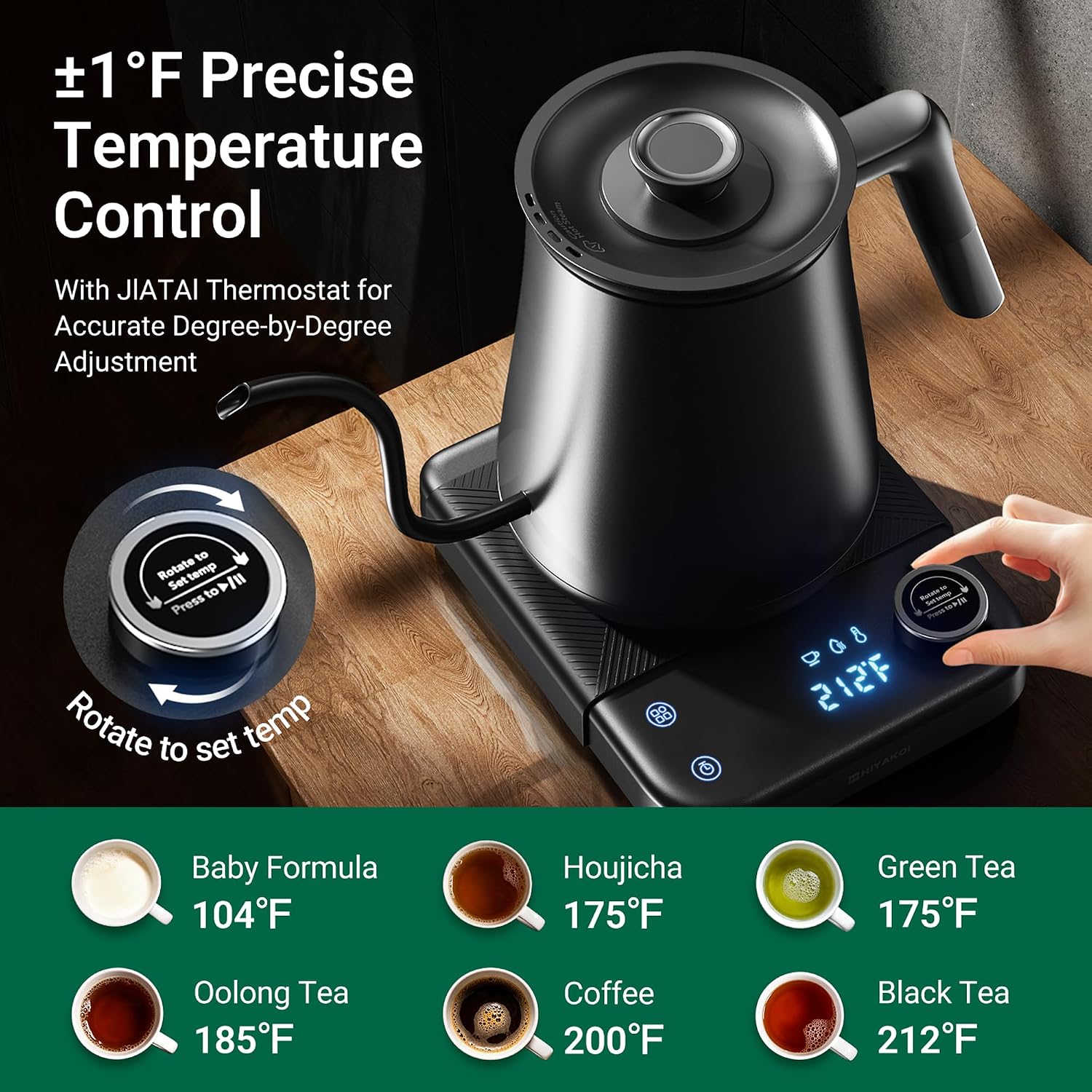 Gooseneck Elektrikli Su Isıtıc - Electric Kettle Temperature Control incelemesi ve fiyatı