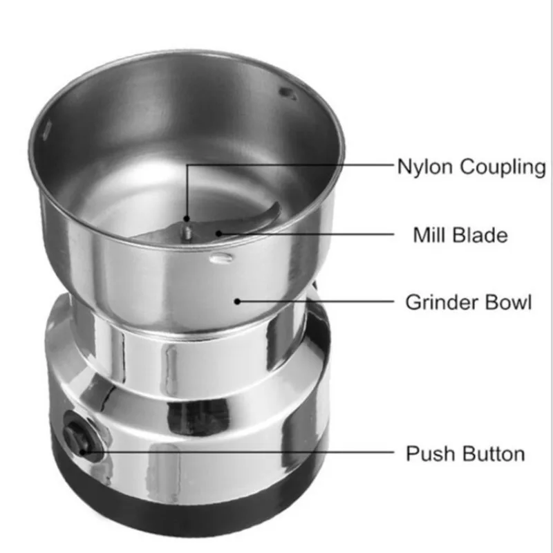 110V-220V Elektrikli Öğütücü E - Coffee Bean Grinder Electric incelemesi ve fiyatı