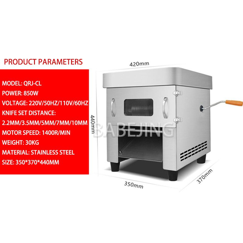Çok Fonksiyonlu Paslanmaz Çeli - Automatic Meat Slicer Home incelemesi ve fiyatı